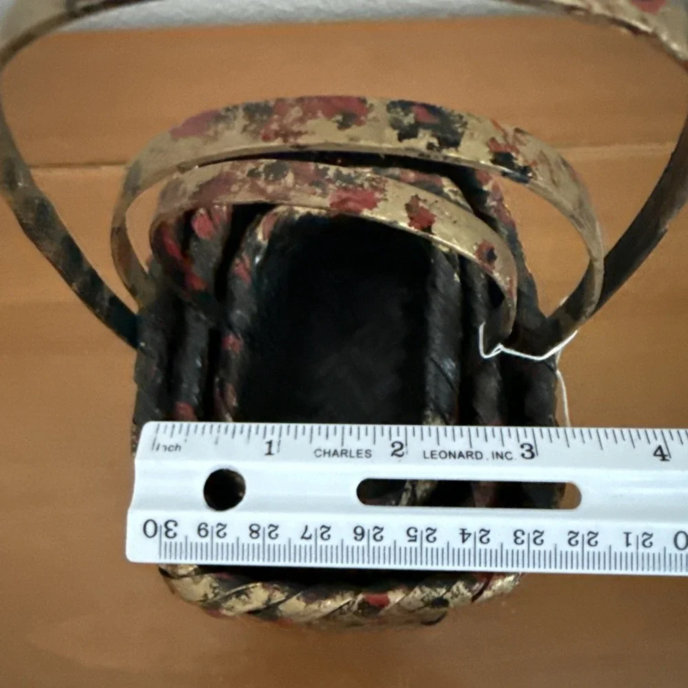Set 3 Pier 1 Imports Mini Stackable Baskets With Handles